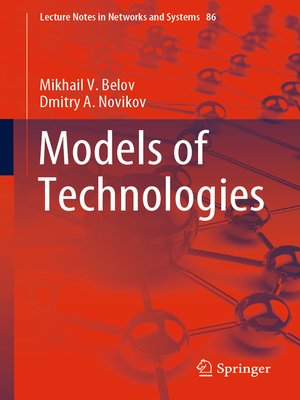 cover image of Models of Technologies